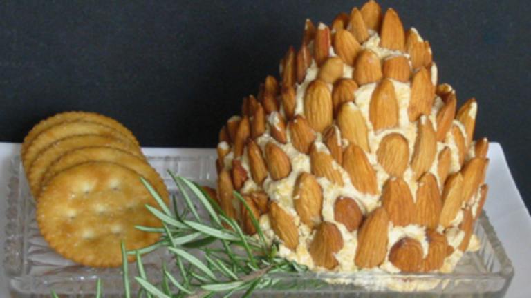 Pinecone Cheese Ball Created by Caroline Cooks