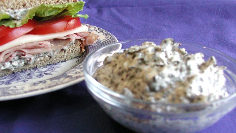 Simple Pesto Mayonnaise created by Mimi in Maine
