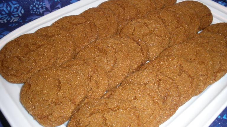Gingersnaps Created by Milk and Cookies