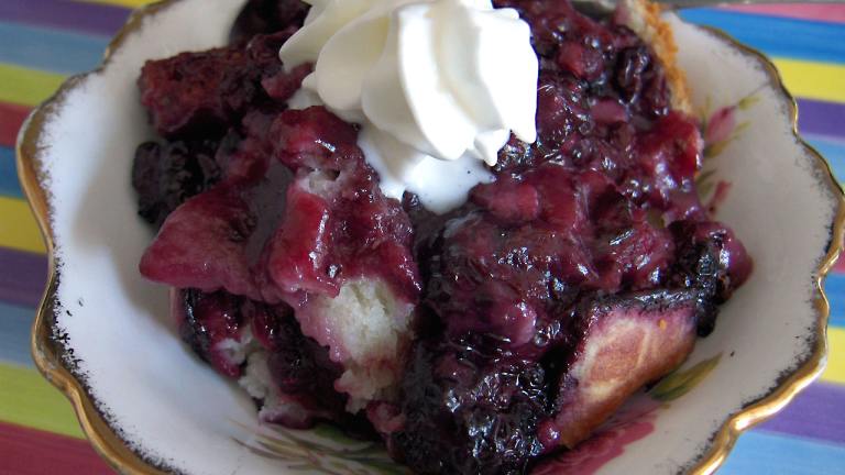 Blackberry Cobbler (Quick and Easy) Created by Derf2440
