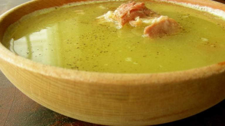 Homey Split Pea Soup Created by Andi Longmeadow Farm