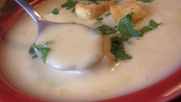 Cheddar Potato Soup Created by Parsley