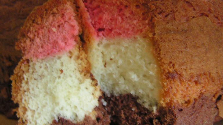 Nesquik Neapolitan Pound Cake Created by rhondalynne