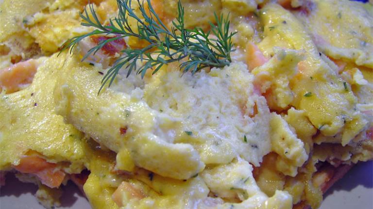Smoked Salmon With Scrambled Eggs Created by JustJanS