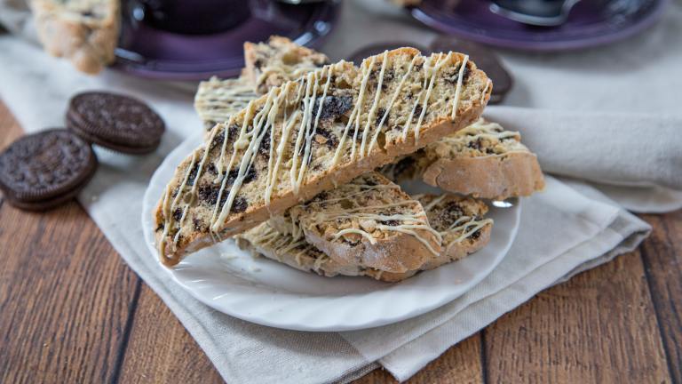 Oreo Biscotti Created by anniesnomsblog