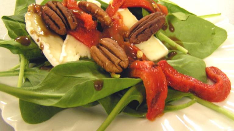 Brie and Roasted Red Pepper Salad Created by Hag chef