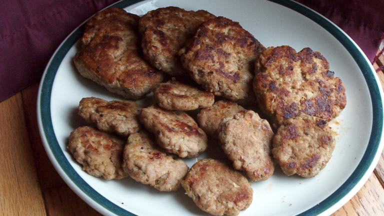 Renal-Friendly Homemade Sausage Patties created by Leslie