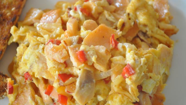 Leo - Lox, Eggs and Onions (My Version With Red Bell Peppers) Recipe ...