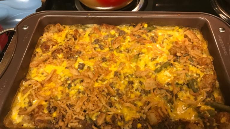 Blue Ribbon Tater-Tot Casserole Created by Anonymous