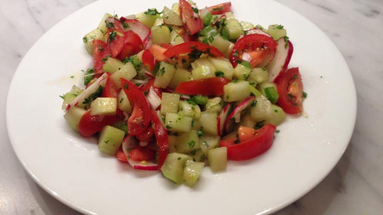Choban Salatasi (Turkish "Shepherd's" Salad) created by Jim H.