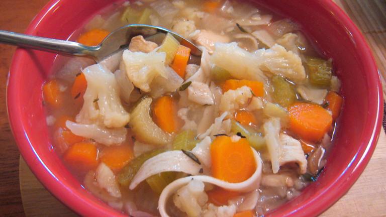 Garlicky Chicken Soup Created by yogiclarebear