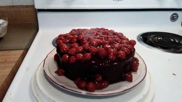 Double Chocolate Cherry Cake Created by whalen.rachael