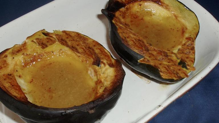 Baked Acorn Squash With Mustard and Honey Created by Bergy