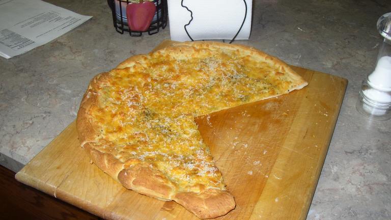 Cheesy Flat Bread Created by pines506