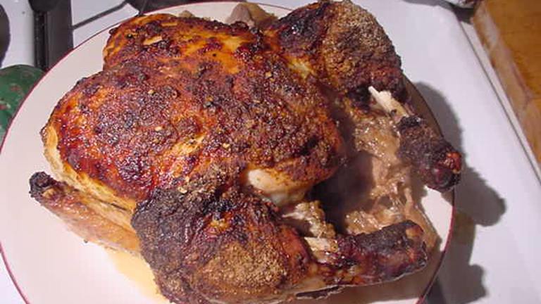Chicken, Basted Deli Rotisserie Chicken on a Spit? created by Timothy H.