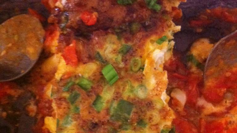 Salsa Omelet Pie Created by Anonymous