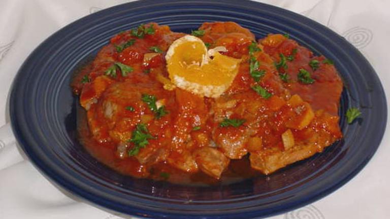 Pork Chops in Orange-Apricot Sauce Created by justcallmetoni