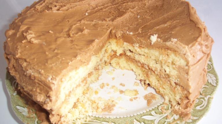 Layer Cake With Caramel Frosting Created by GrandmaIsCooking