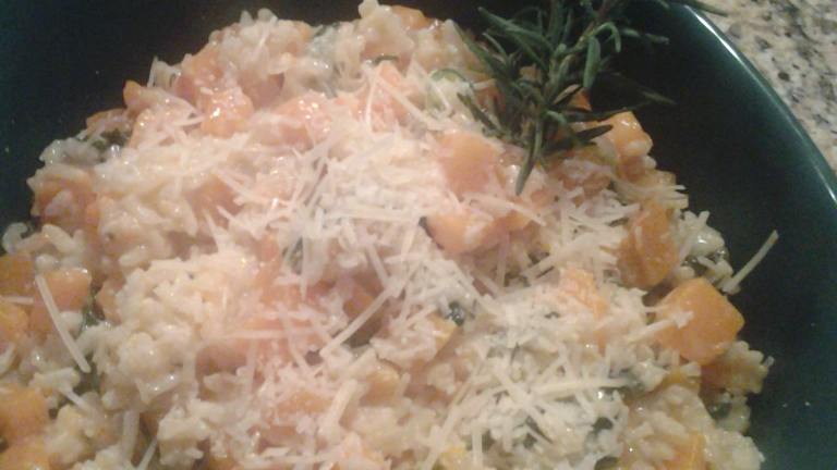 Butternut Squash, Rosemary, and Blue Cheese Risotto Created by Z-cook