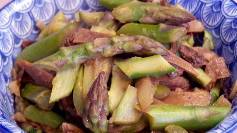 Sauteed Asparagus With Shiitake Mushrooms created by Rita1652
