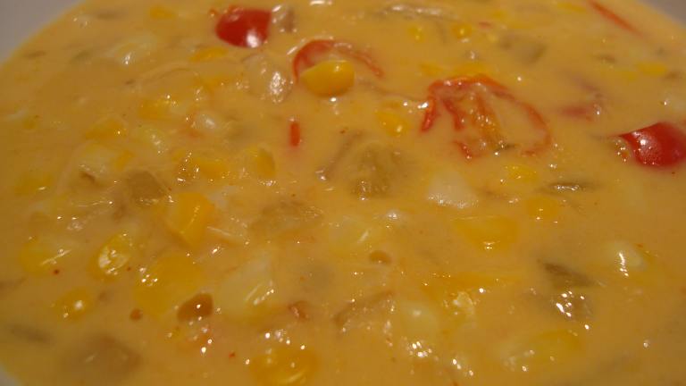 Corn, Cheese and Chili Soup created by Starrynews