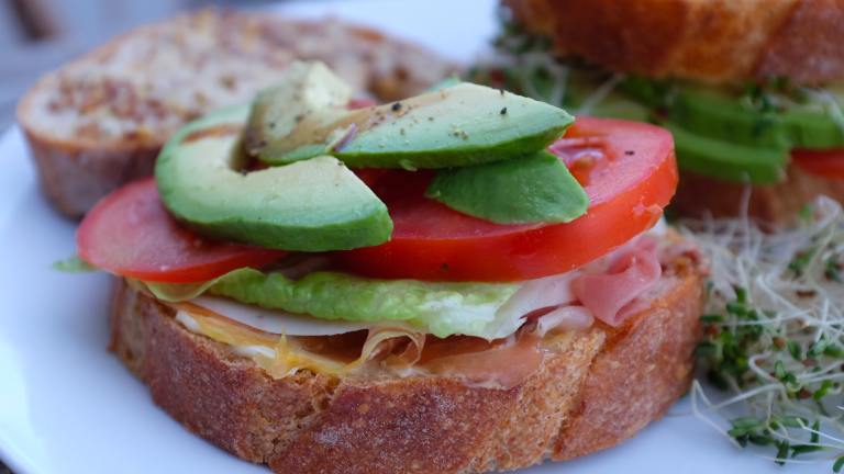 Tomato, Cheese, and Avocado Sandwich Created by Kiera Wright-Ruiz