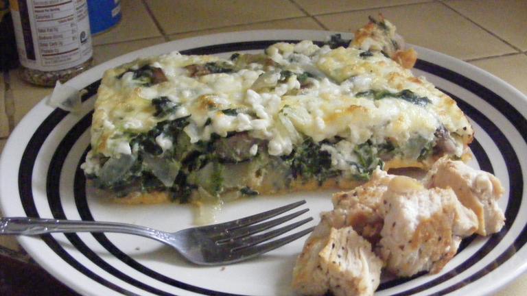 Crustless Spinach Quiche (Low Fat) Created by boerbabe