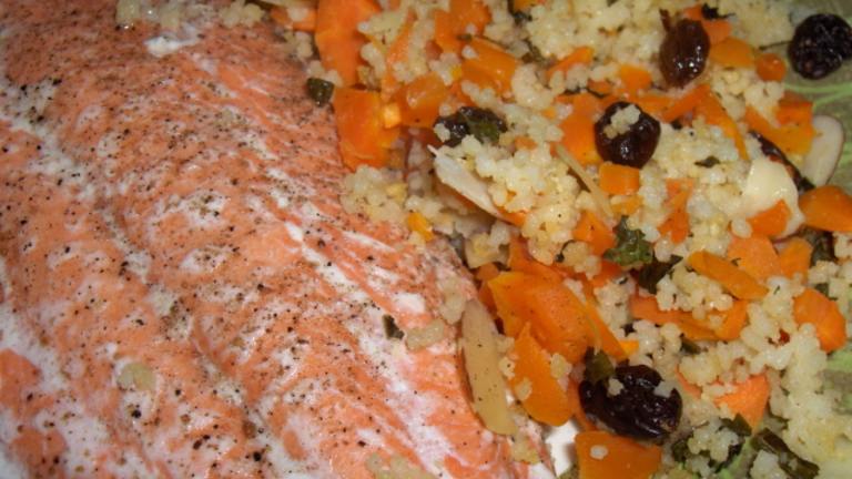 Baked Salmon With Couscous Pilaf Created by SweetySJD