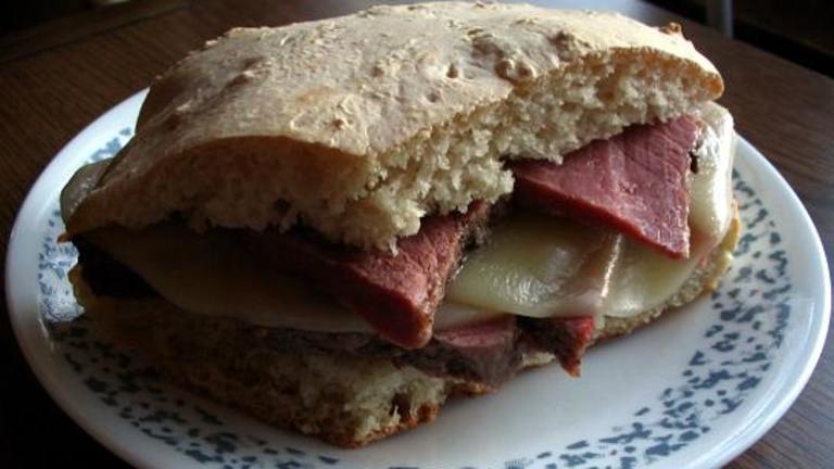 Leftover Corned Beef Sandwich Created by Annie H