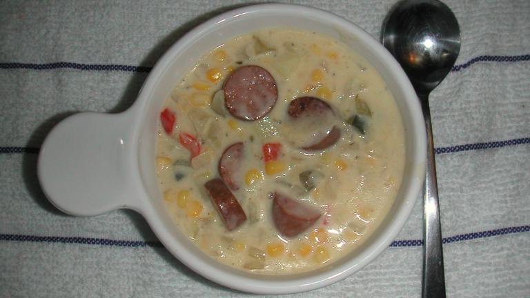 Corn and Sausage Chowder created by Pierre Dance
