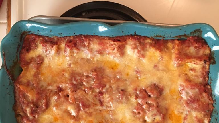 Spinach Lasagna (Easy No-Boil Method) Created by mckenziecampbell