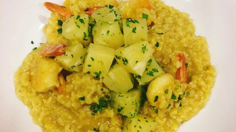 Curried Shrimp With Pineapple Salsa created by Anonymous