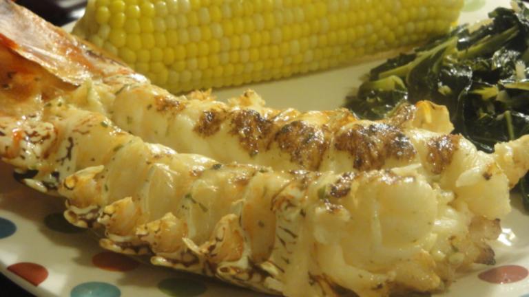 Grilled Garlic Tarragon  Lobster Tails Created by Muffin Goddess
