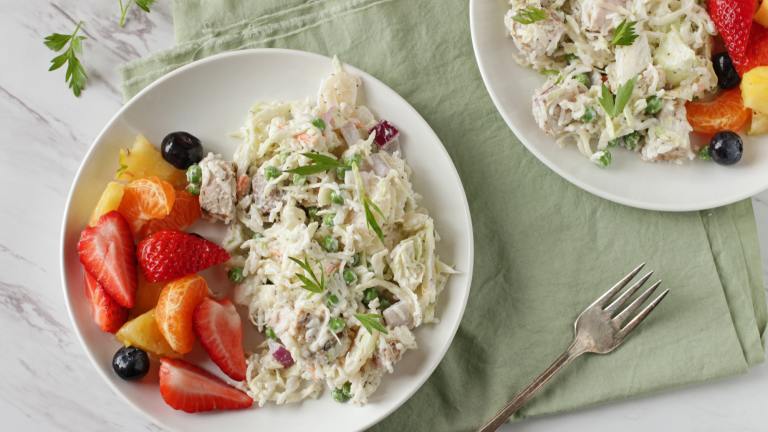 Pork and Rice Salad created by DeliciousAsItLooks