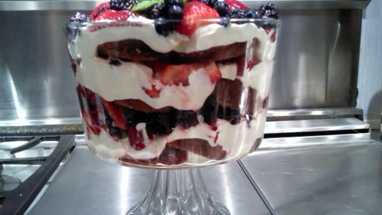 Lemon Curd and Berry Trifle created by sage7x7