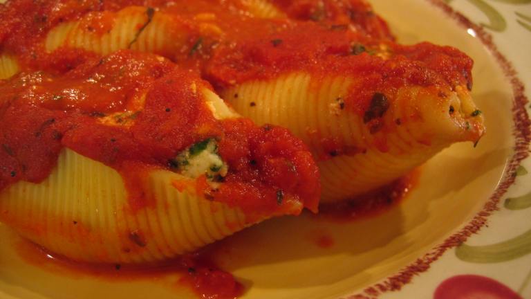 Stuffed Shells Florentine (low Fat) Created by Babs7