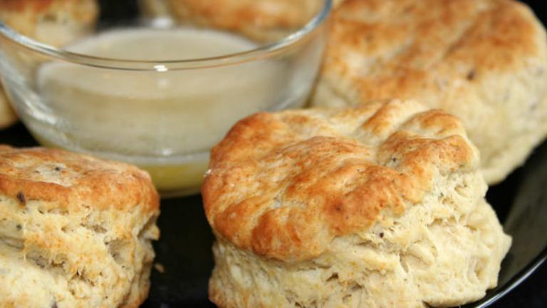 Savory Herb Biscuits (Sage and Caraway) With Garlic Butter Created by Nimz_