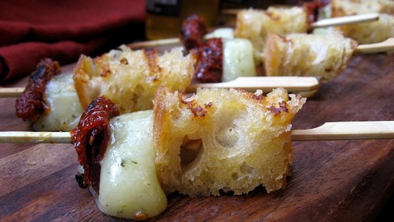 Grilled Cheese and Bread Skewers created by Ms B.