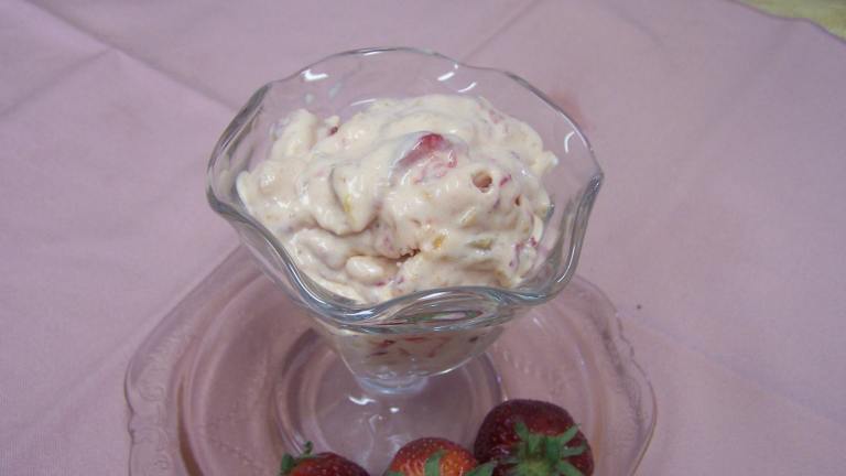 Strawberry and Apricot Ice Cream Created by PaulaG