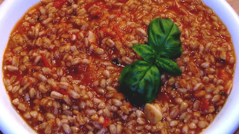 Tomato Rice With Basil created by Inge 1505