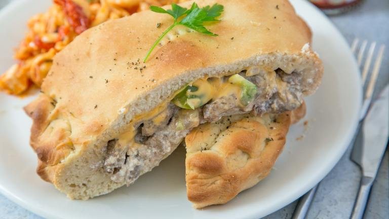 Cheesesteak Calzone created by anniesnomsblog