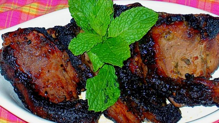 BBQ Hinty Minty Lamb Chops Created by Jewelies