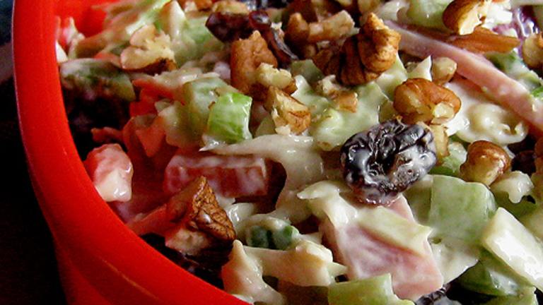 Ham-Cole Slaw Salad created by Caroline Cooks