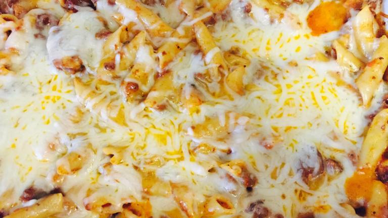 Simple Baked Mostaccioli Created by MoreSpicePlease