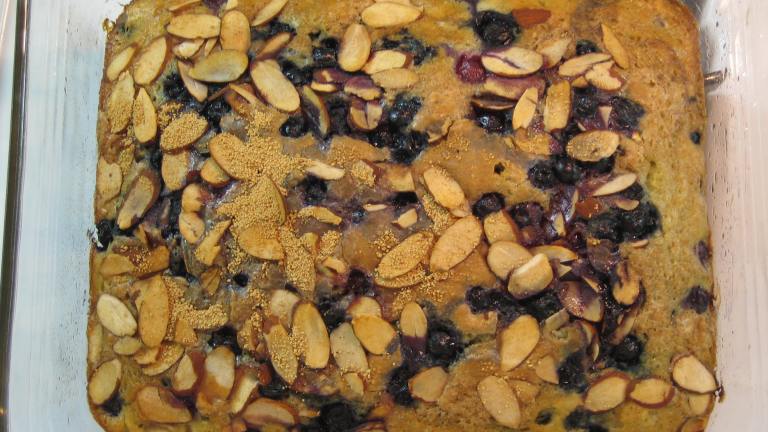 Blueberry-Almond Coffee Cake (Low Fat) created by brokenburner