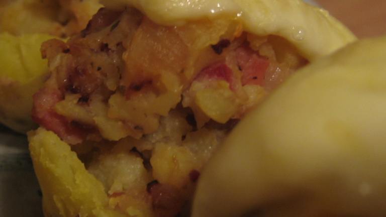 Ham & Cheese Baked Potatoes created by Elodie