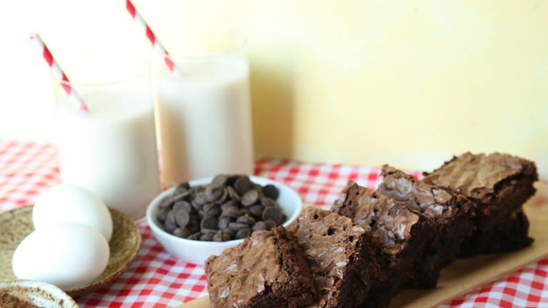 Intensely Chocolate Cocoa Brownies created by Probably This