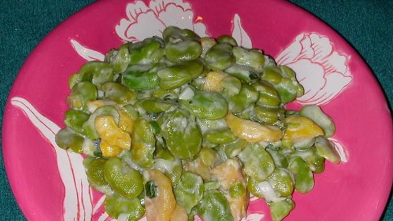 Pasta With Fava Beans and Lemon Sauce created by Julesong