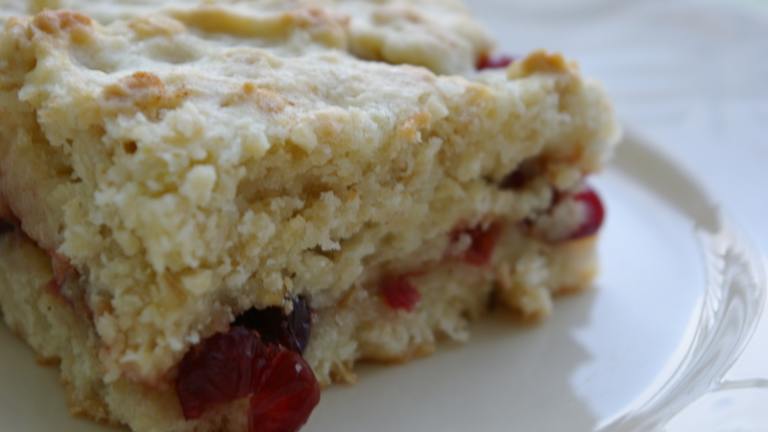 Applesauce Oatmeal Snack Bars Created by Redsie