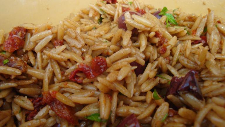 Orzo Salad With Sun-Dried Tomatoes Created by L-Burden